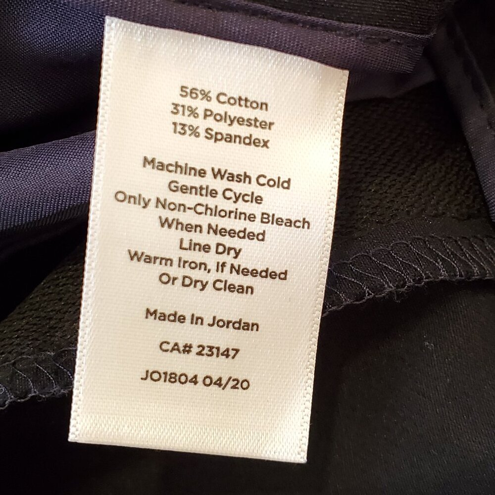 Talbots 16p Sailor Button Wide Leg Pants Indigo - image 6